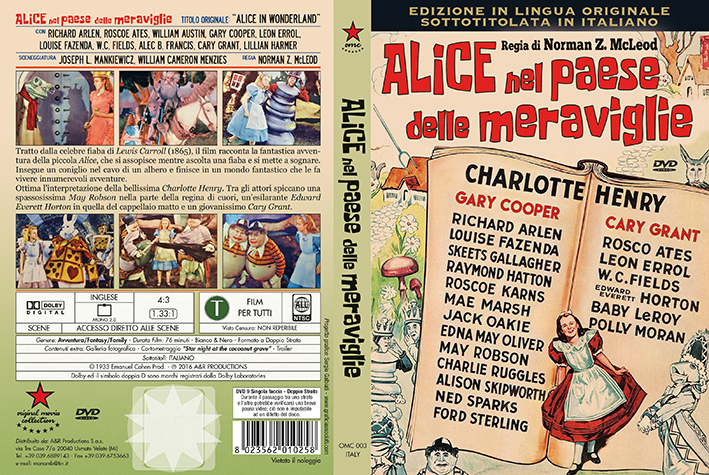 Alice nel paese delle merabiglie (1933) <br>Original Movies Collection<br>A&R Productions